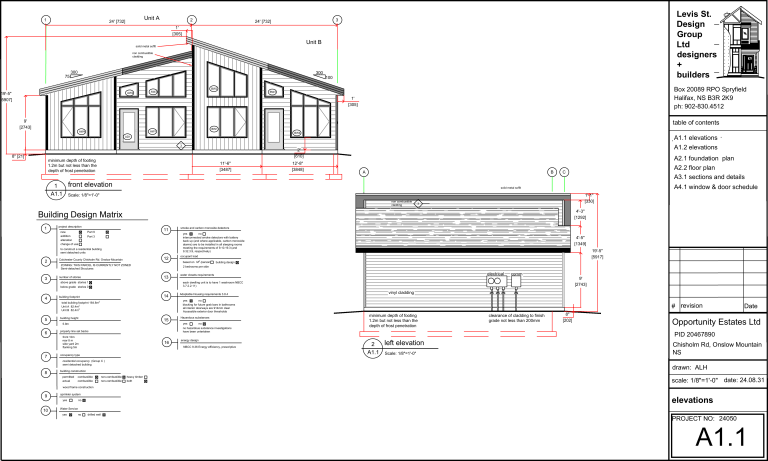Duplex_A1.1_Elevations_Front_Left
